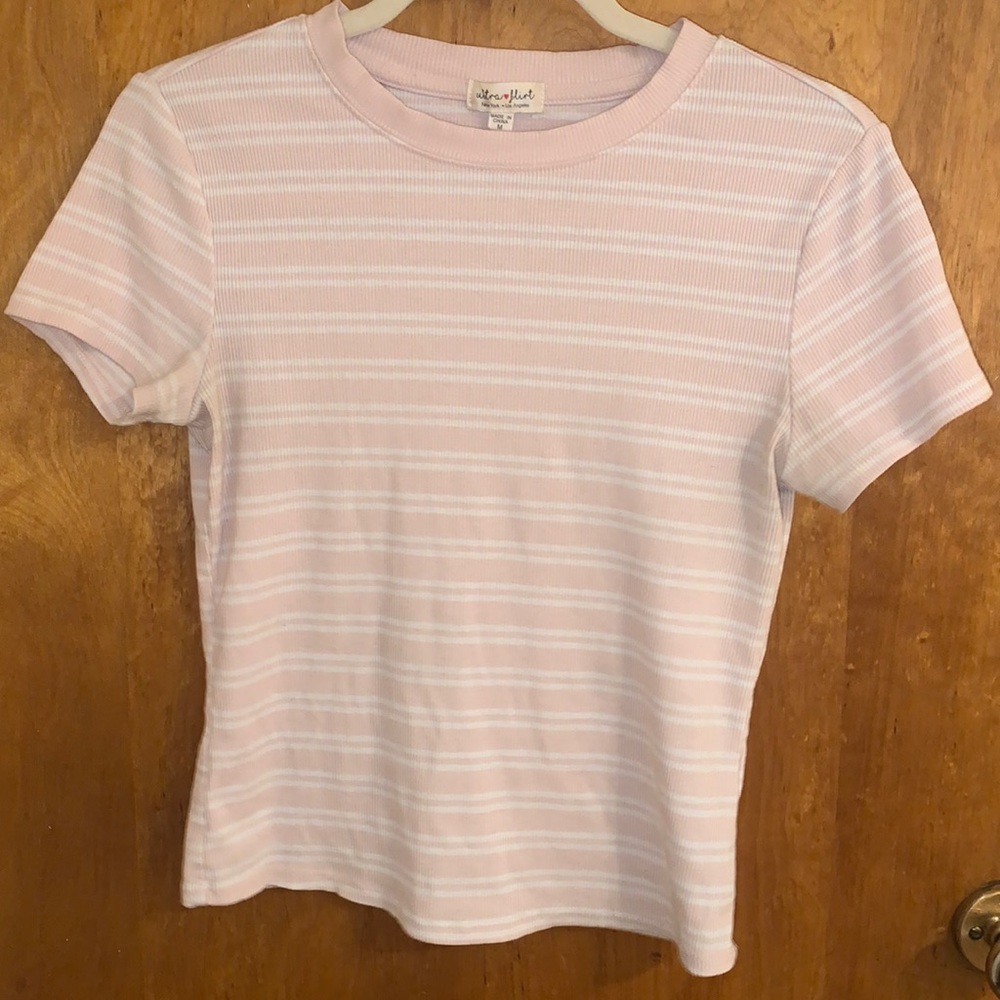 Pink Striped shirt
